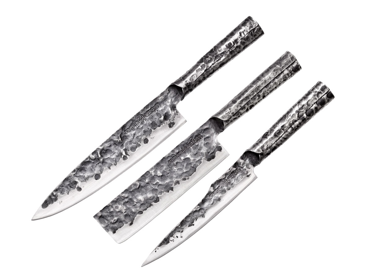 Samura Meteora Set 3pz cuoco - nakiri - filettare