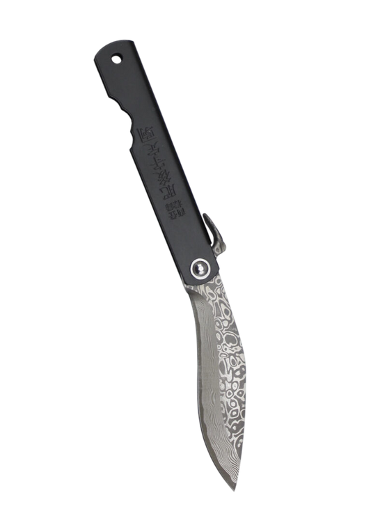 Coltello Higonokami in Damasco 7cm