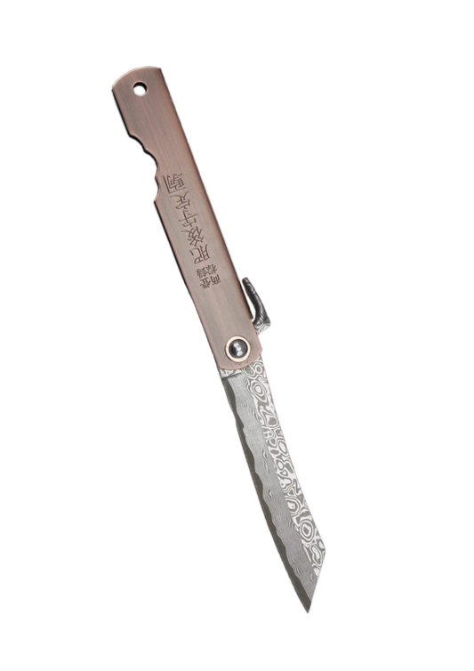 Coltello Higonokami in Damasco 7cm