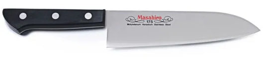 Coltello Santoku dentato Masahiro 17.5cm