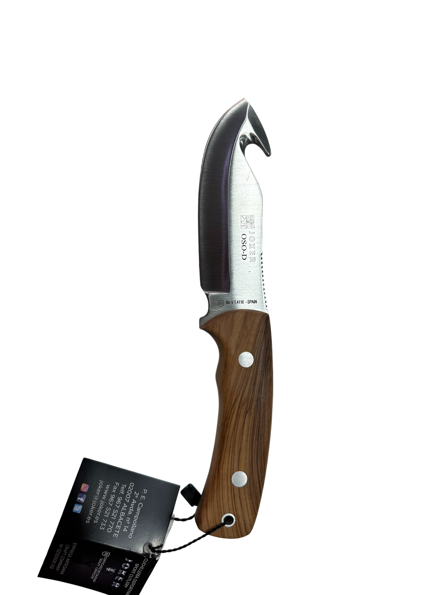 Coltello artigianale da scuoio 12cm