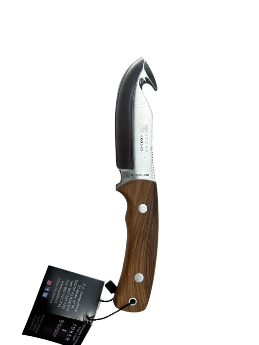 Coltello artigianale da scuoio 12cm