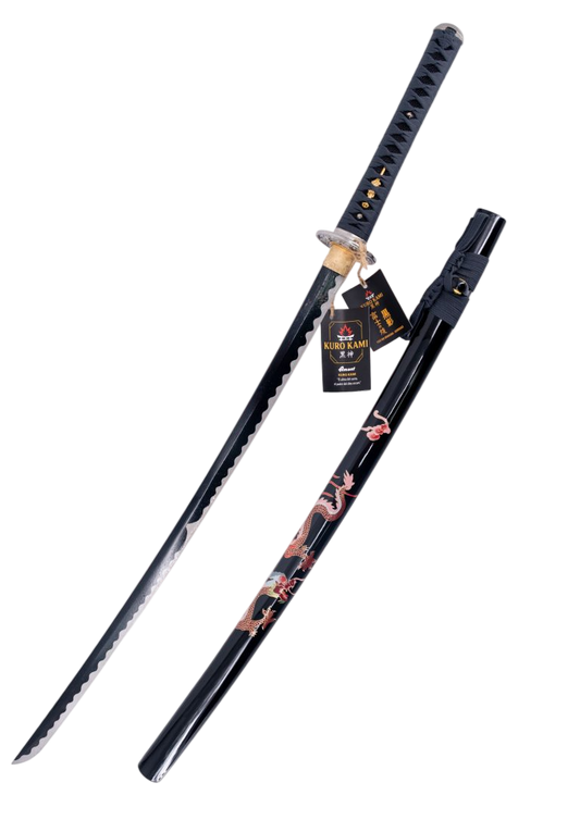 Katana KURO KAMI in damasco 105cm